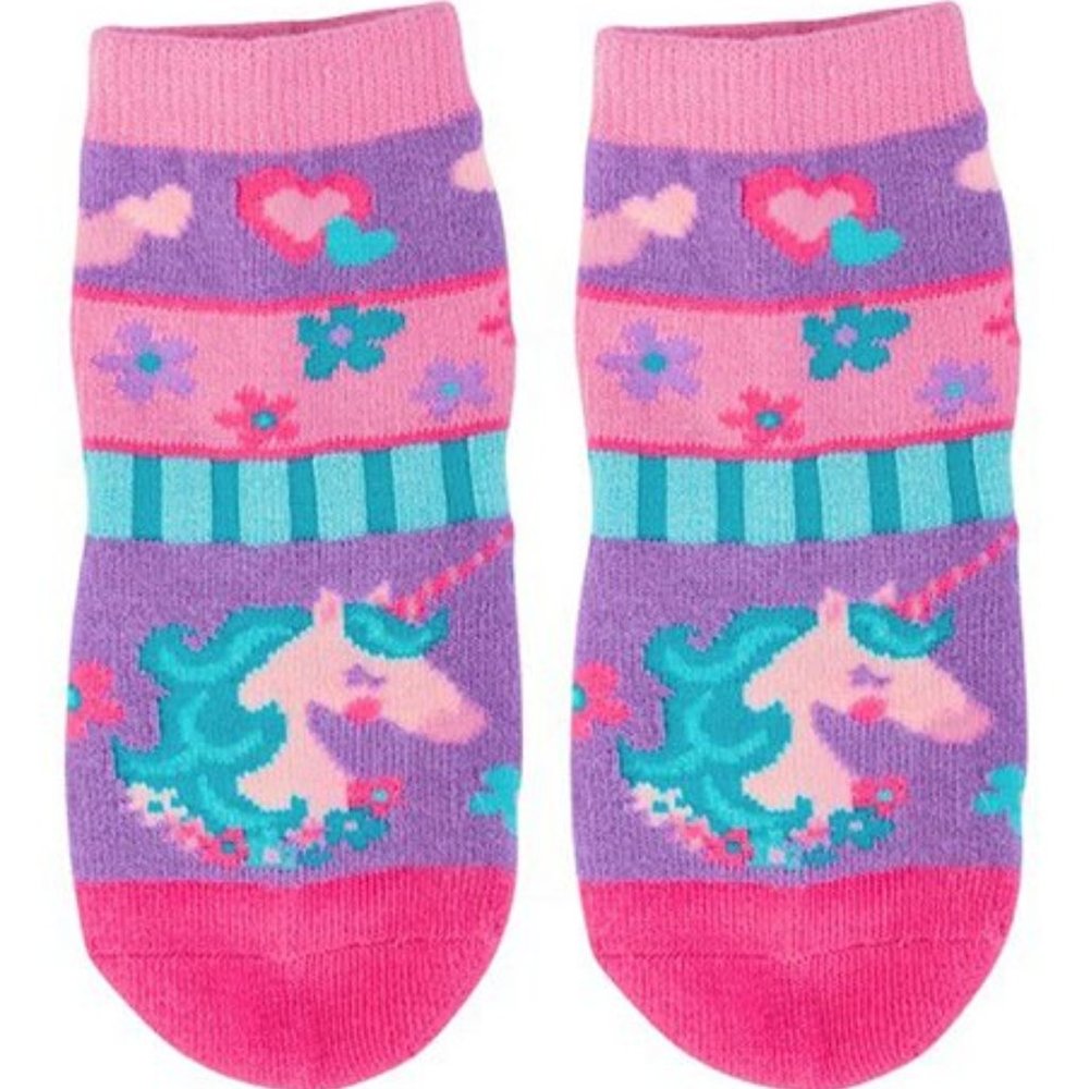 Stephen Joseph Toddler Girls Unicorn Socks - Large